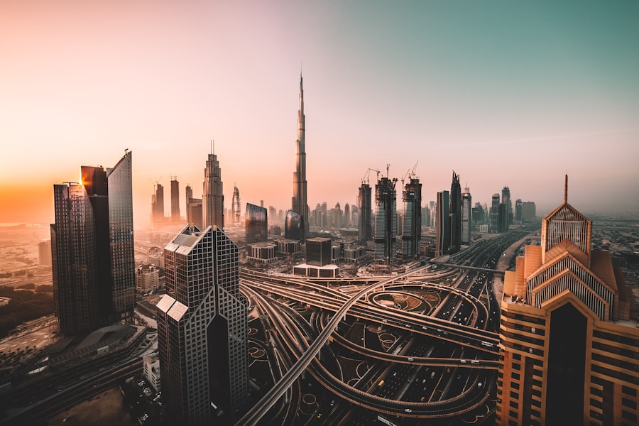 Modern Gulf skyline