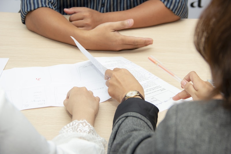 Modern corporate classroom
